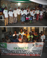 Lutte contre la traite et le traval des enfants